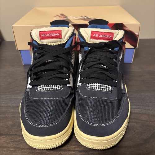 Size 13 - Jordan 4 Retro x Union LA Mid Off Noir - Picture 2 of 18