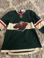Minnesota Wild Zack Parise #11 Adidas Primegreen Home Jersey HD1292 Size 44