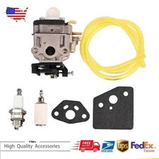 New Carburetor Kit For Ryobi RY25AXB 25cc Gas Jet Fan Blower W/Gasket Fuel Line