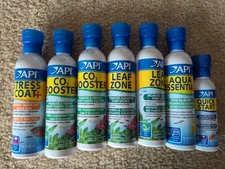 API Stress Coat Aquarium Water Conditioner Leaf Zone Fertilizer Quick Start pack
