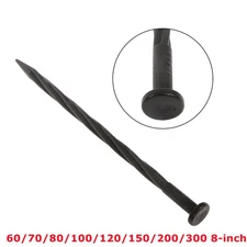 8 Inch Spiral Plastic Landscape Anchoring Spikes For Garden Lawn Yard Lands Tent