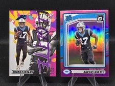 Xavier Legette 2024-25 Donruss Elite RC Panthers 8 Card Lot Rookies Stars