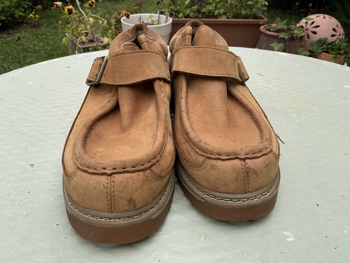 Lugz NY Lug Co Mens Ankle Boots Monk Strap Leather Tan shoes men sz 9.5 - Picture 3 of 11