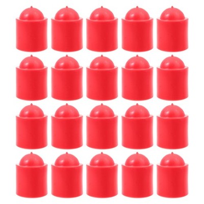 20 Pcs Snooker-Queuespitze Billiard Unten Cover Pool -Cue -Teile