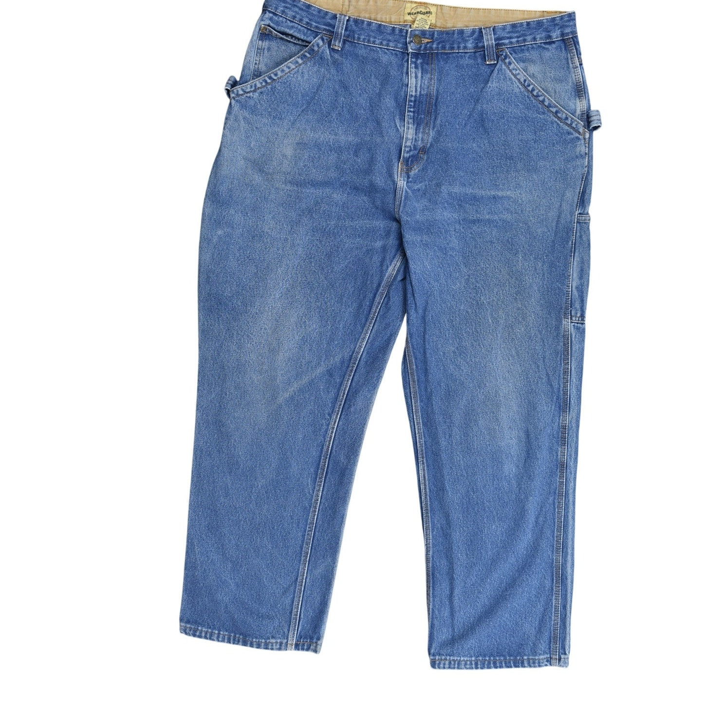 Wear Guard Men's Blue Straight Jeans 42x34 Carpenter Denim
