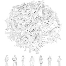 Menschen Modell Figuren Weiß Unbemalt 50er Set für Architektur Modelleisenbahn