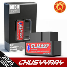 Bluetooth Obd2 Obdii Car Diagnostic Scanner Auto Fault Code Reader Tool Elm327