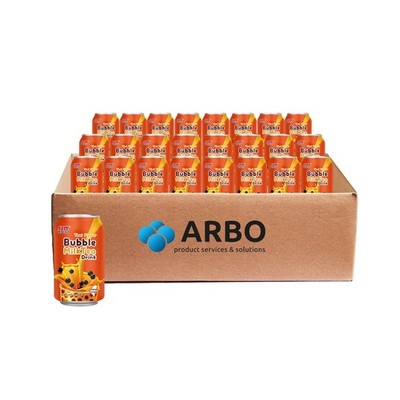 RICO Bubble Tea 24x340ml | Thai Milk Tea | Taiwan Classic Drink | Boba | Asia