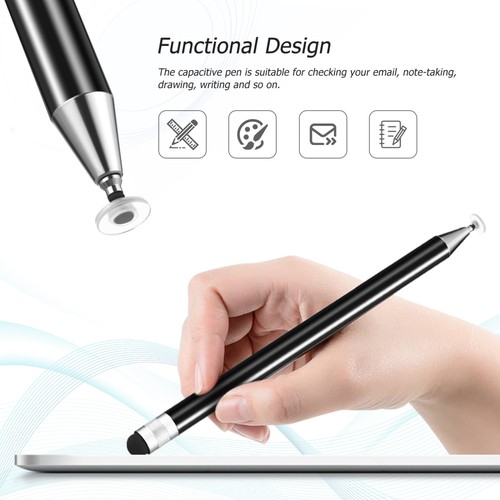 Jeu de stylos à condensateur pour tablette stylos téléphones portables capacitifs - Photo 3 sur 11