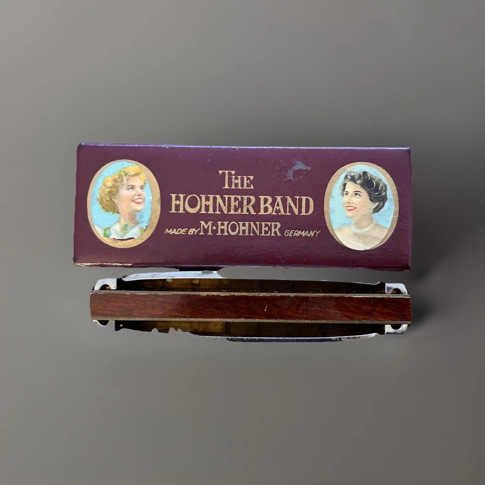 Hohner The Band ,Harmonica in the Key of C Made By M . Hohner . (Original Case) - image 4 of 4