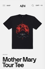 A24 Mother Mary Movie - Official Merch The Third Mary Tour T Shirt Men XL