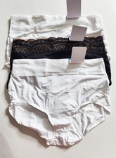 3 Warner's No Pinching No Problems Lace Brief Multi RS7401P Sz 8/XL - NWT