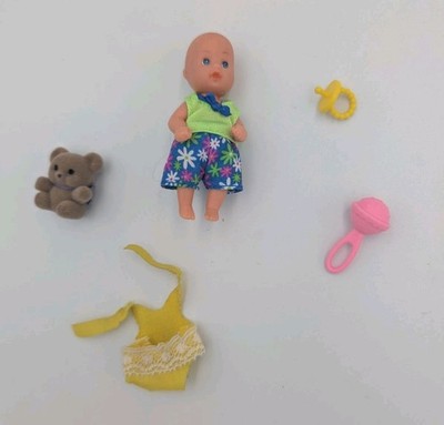 Vintage Miniature Baby Doll by Simba W Baby Clothes And Accessories 