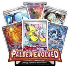 100 Paldea Evolved Booster Code Cards - Pokemon PTCGL (Digital Delivery)