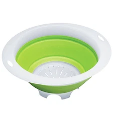 Progressive 3-Quart Collapsible Colander, Green NEW