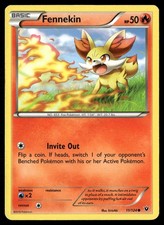 Fennekin 11/124 Common Fates Collide Pokemon Lightly Played
