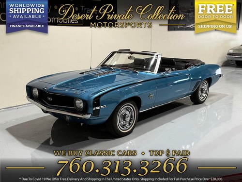 1969 Chevrolet Camaro Convertible - Survivor - ALL ORIGINAL MATCHING NUMBERS