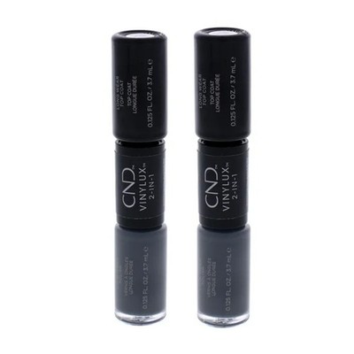 CND Vinylux #101 Asphalt 0.25 oz 2 pack
