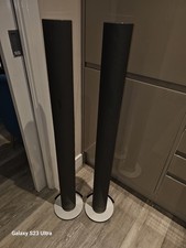 B&O BANG AND OLUFSEN BEOLAB 6000 ACTIVE SPEAKERS IN BLACK/SILVER  BLUETOOTH