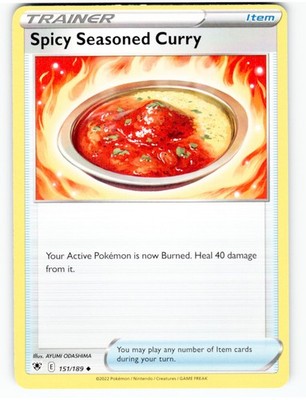Spicy Seasoned Curry 151/189 Uncommon Astral Radiance Pokemon Near Mint