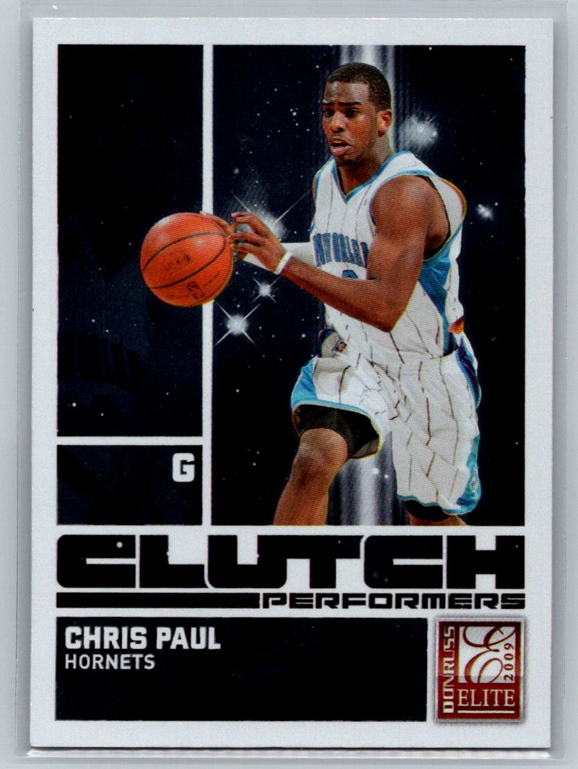 2009-10 Donruss Elite #11 Chris Paul Clutch Performers New Orleans Hornets H59