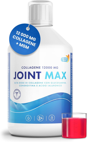 Joint MAX 500Ml I Collagene Idrolizzato Puro (Tipo I, II E III) I Glucosamina, M - Foto 11 di 12
