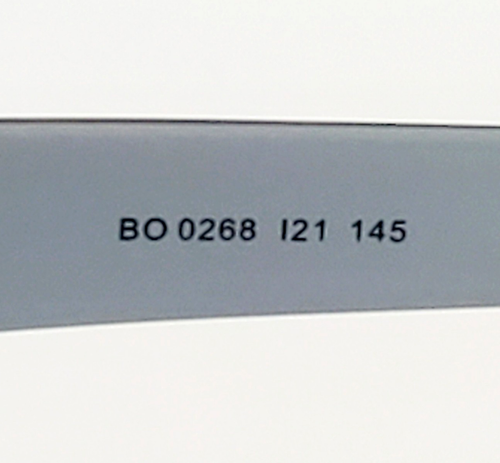 HUGO BOSS ORANGE BO-0268 121-145 BLACK GRAY BROWN EYEGLASSES FRAME ONLY - Picture 8 of 15