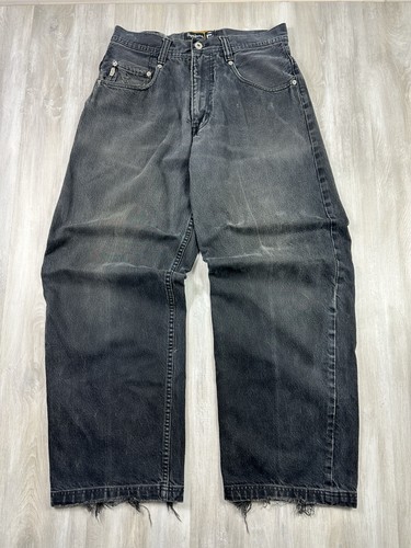 Vintage Pepe Jeans London Mens Jeans 32x30 Nice Fade Y2k Skate Baggy Logo Style