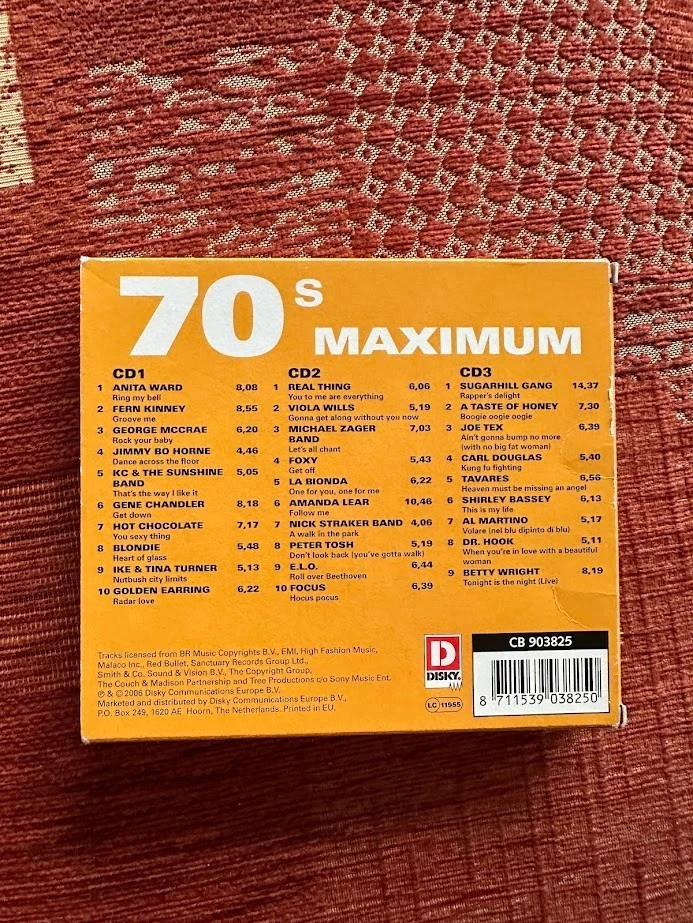 3 CD 70s Maximum, Maxi Versionen 70er Compilation Mix 12 Mixes - Bild 4 von 4