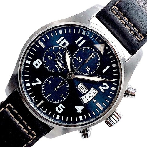 IWC Pilot's Watch Chronograph "Le Petit Prince" IW377706 Blue x Silver #Ok850