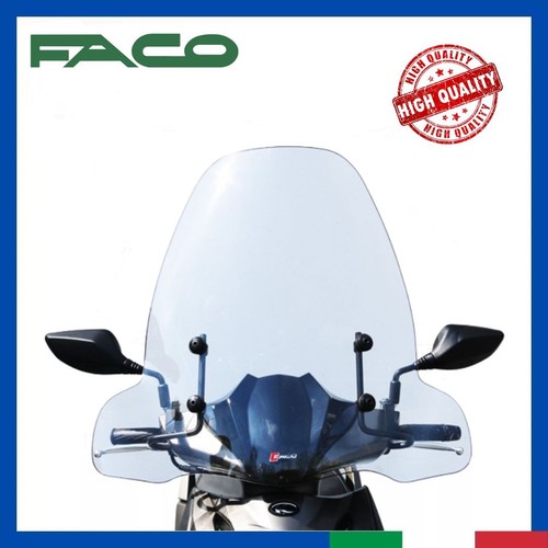 Parabrezza Paravento Completo di Attacchi per KYMCO AGILITY S 125 2022 FACO - Foto 1 di 3