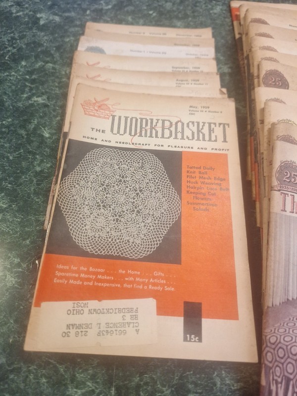 Lot Of 75 Workbasket Monthly Magazines 1959 -1975 Various Months