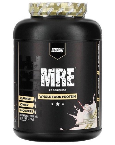 MRE, Vollwertkost Protein, Vanille Milchshake, 7,16 lb (3.250 g)