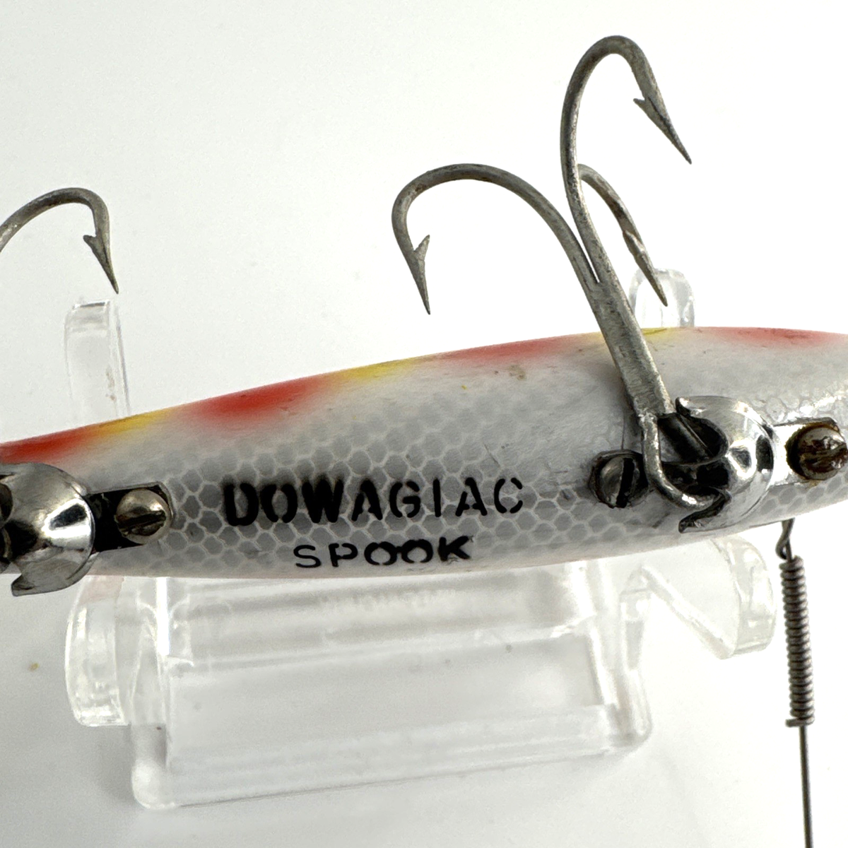 Vintage Heddon Dowagiac Spook Fishing Lure Super Rare Yellow Eyes
