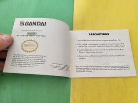 Dynowarz NES Original Manual No Game Nintendo