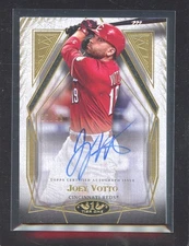 2022 Topps Tier One Auto #T1A-JV Joey Votto #37/99 - Reds