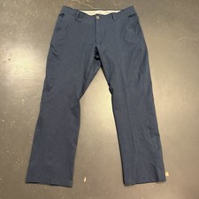Under Armour Golf Pants Mens 36x30 Blue Match Play Lightweight Stretch