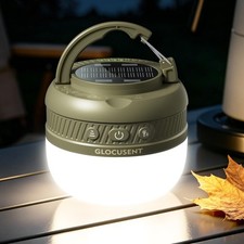 400H Camping Lantern, 5000mAh Rechargeable Lantern, Solar Pocket