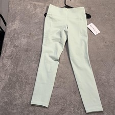 Athleta Salutation Stash Tight Leggings Womens Small Petite Green High Rise