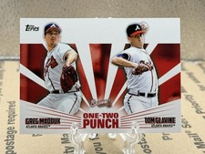 2023 Topps Series 1 Greg Maddux & Tom Glavine  One-Two Punch 12P-1 Braves