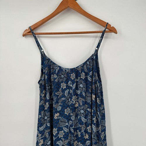 EVEREVE NWT Roan & Ryan Blue Willa Floral Maxi Dress // XS - Picture 11 of 13
