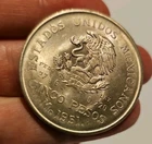 Photo of a 1951 Mexico 5 Pesos Silver from an eBay listing that sold on Jul 8, 2026