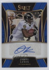 2021 Panini Select Signatures Blue Prizm 20/99 Jamal Lewis #SSP-JLE Auto 12zw