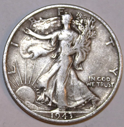 1943-S Walking Liberty Half Dollar - Extra Fine - #0623EC