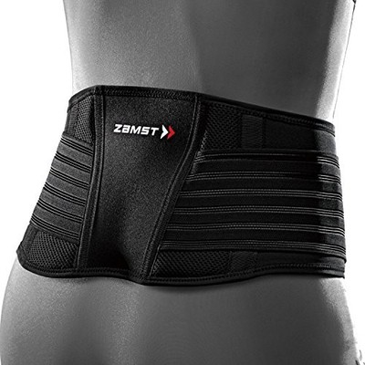 ZAMST ZW Rückenstützgürtel Lgröße verstellbare Kompression Unisex
