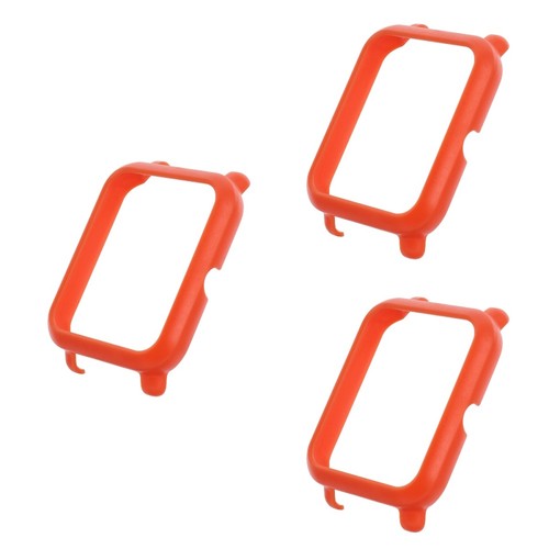 3 Pieces Colorful Protective Shells Round Wrist Watch Cover Frame - Picture 10 of 12