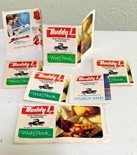 1970s BUDDY L MINI WISH BOOK LOT OF (6) TOY BOOKLET CHRISTMAS WISH LIST! BRUTES