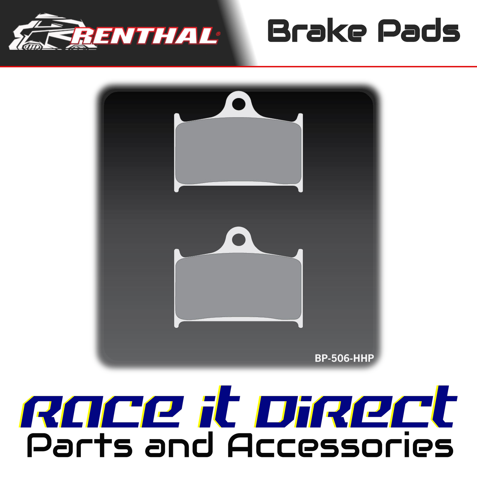 Front Brake Pads for TRIUMPH Sprint 955 ST 1999-2004 HHP Renthal