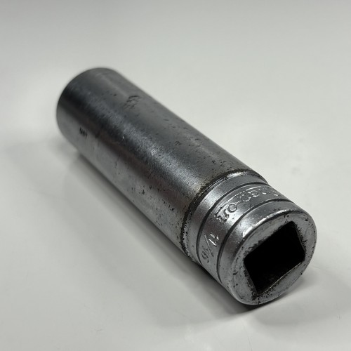 Snap On Tools S221 1/2 Drive 12 Point SAE 11/16 Flank Dr Deep Socket USA VTG - Picture 3 of 11