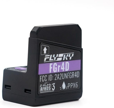 Flysky Fgr4D 2.4Ghz 4CH AFHDS 3 Waterproof PPX6 Receiver Dual Antenna PWM PPM I-